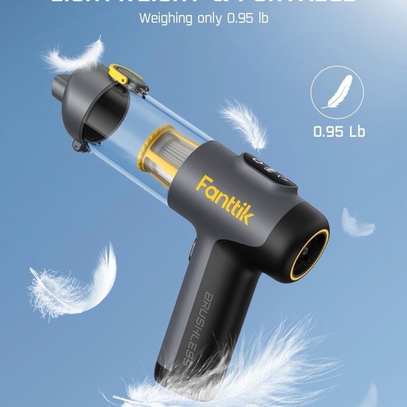 Fanttik Slim X100 Mix Cordless Vacuum Cleaner, 4 in 1 Handheld Air Duster, NIB - Picture 7 of 7